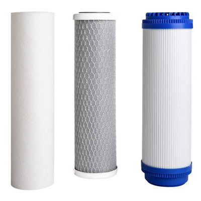 1 micron5 micron Cartuccia di filtro al carbone attivo per la rimozione di gas di cloro da metalli pesanti puzzolenti