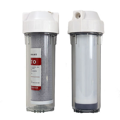 Qiuck Fitting Connection 10 pollici Cassa filtrante trasparente per filtrazione dell'acqua commerciale