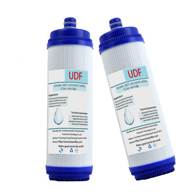10 W di potenza GAC Udf filtro a blocco di carbonio attivo Cartuccia alcalina per depuratore d'acqua