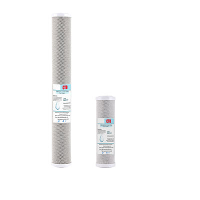 Prefiltrazione domestica 10/20 pollici CTO Coconut Shell Carbon Attivato per la Purificazione dell'Acqua