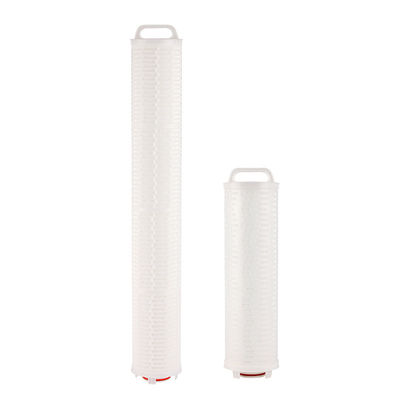 40 pollici 0.1um 0.22um 0.45um PES PP Cartucce di filtro a piegatura per acqua del rubinetto municipale