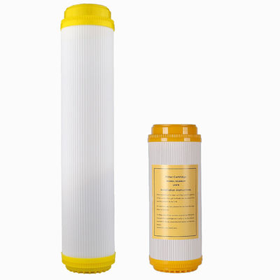 Trattamento delle acque domestiche Cartuccia di filtro in resina da 10 pollici per osmosi inversa a casa piena