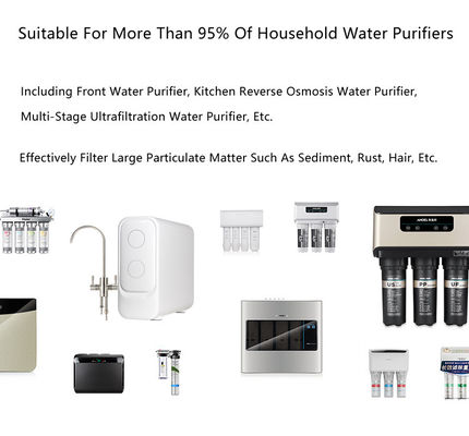 Purificatore d'acqua a membrana RO a 5 fasi bianco e serbatoio da 3,2 g per la filtrazione dell'acqua domestica