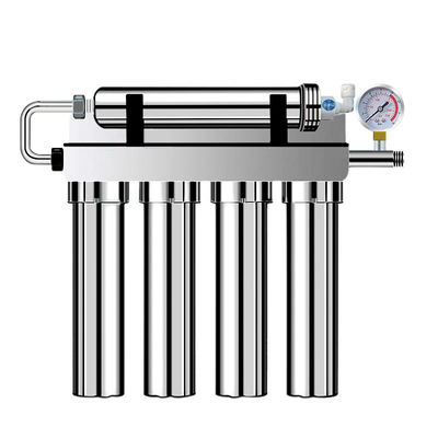 App-controlled 304 in acciaio inossidabile 5 fasi PP CTO RFC UF T33 Purificatore di acqua in acciaio inossidabile