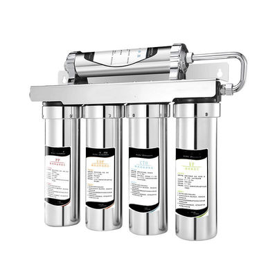 App-controlled 304 in acciaio inossidabile 5 fasi PP CTO RFC UF T33 Purificatore di acqua in acciaio inossidabile