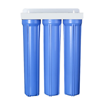 Potente sistema di filtraggio dell'acqua a 3 fasi per tutta la casa con alloggiamento per filtri al carbonio attivo