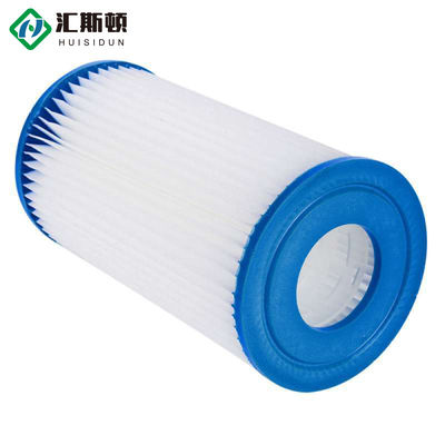 PP Blu bianco 10*4,5 pollici Sistema di filtraggio di cartucce di piscina ad alto flusso sopra terra