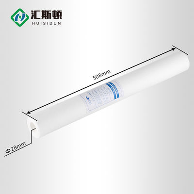 Ionizzatore bianco per uso domestico 1 micron 5 micron 20 pollici Selt Blown PP Sediment Filter Element