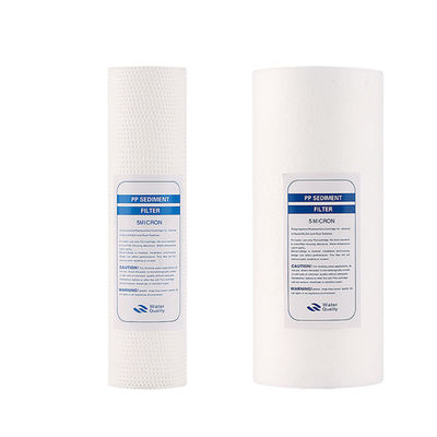 10 pollici 20 pollici 30 pollici 40 pollici 5 Micron PP Melt Blown Filter Cartridge Tipo cilindro
