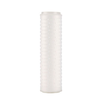 0.1/0.22/0.45/0.5 Micron Microporous Pleated Filter Cartridge 10 pollici 20 pollici 40 pollici