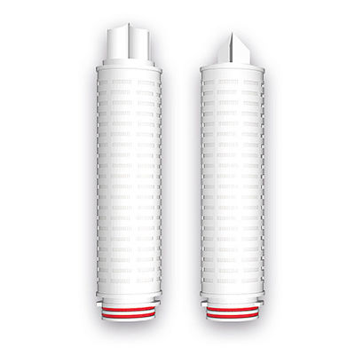 0.1/0.22/0.45/0.5 Micron Microporous Pleated Filter Cartridge 10 pollici 20 pollici 40 pollici