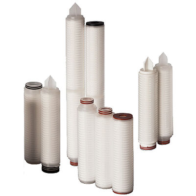 0.22 Cartuccia di filtro a membrana in PTFE idrofobico a micron per liquidi a forte causticità