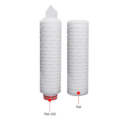 Polipropilene PES 0,5 micron Sterilizzare Cartuccia di filtro piatto 10 pollici per industriali