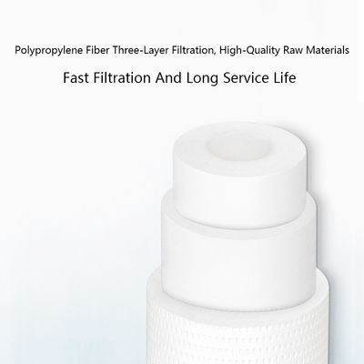 Pulizia dell' olio del cambio 40 pollici 5 micron fuso soffiato PP sedimento cartuccia filtro cotone