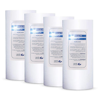 Sistema di filtrazione del liquido 5 micron PP Cartuccia di filtro a soffio di fusione per lo stile di casa