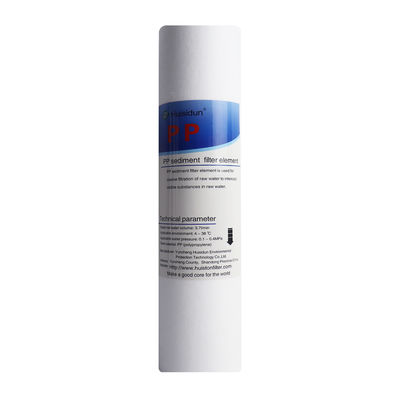Large Filtration Flow 10 Inch 20 Inch 1 Micron 5 Micron PP Cartucce di filtro a soffio fuso