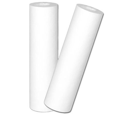 Large Filtration Flow 10 Inch 20 Inch 1 Micron 5 Micron PP Cartucce di filtro a soffio fuso