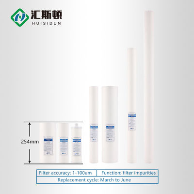 Purificatori d'acqua per uso domestico Elemento filtro in cotone in PP con tensione 6V e osmosi inversa