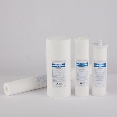 Performance di resistenza PP Materiale non tessuto Elemento filtro dell'acqua per filtrazione alimentare