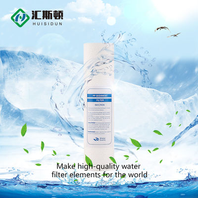 Elemento filtro per purificatore d'acqua a base di polipropilene per filtro domestico da 10 pollici