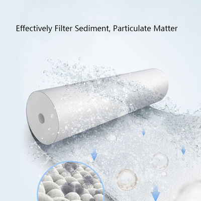 1 micron 5 micron Cartuccia di filtro per sedimenti di PP a fiato per la rimozione di particelle sospese