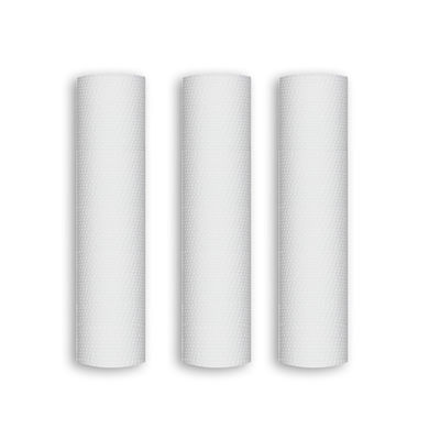 Cartuccia di filtro in polipropilene bianco da 10 pollici per il trattamento dell' acqua domestica 5 micron