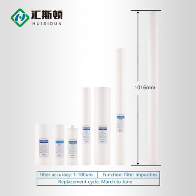 PP 5 Micron Melt Blown Filter Cartridge Adatta per la filtrazione dell'acqua del rubinetto