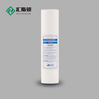 RV 10'' 1/5 Micron PP filtro per sedimenti domestici 100% di polipropilene fresco ID 28MM
