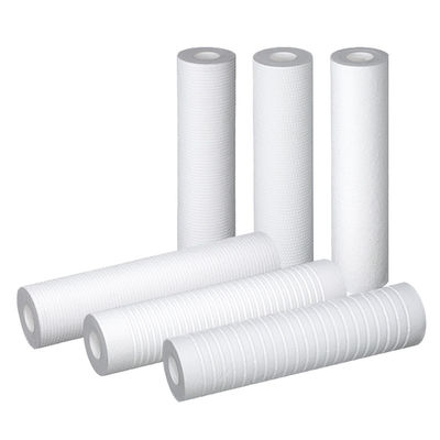 RV 10'' 1/5 Micron PP filtro per sedimenti domestici 100% di polipropilene fresco ID 28MM