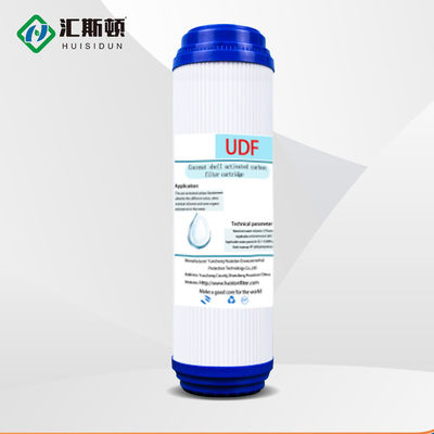 Cartuccia del filtro al carbone attivo UDF da 10 pollici Sostituzione del filtro dell'acqua per uso domestico