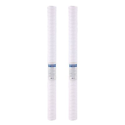 30*2.5PP Cassa filtro 5 micron Cartuccia filtro acqua a ferita con materiale durevole