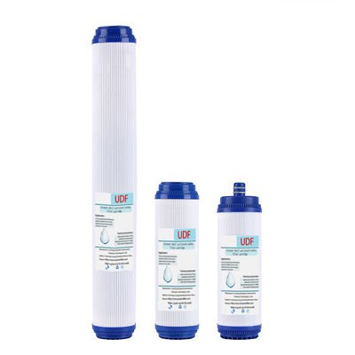 Elemento filtro per depuratori di acqua per uso domestico da 10-20-40 pollici con carboni attivi a base di guscio di cocco