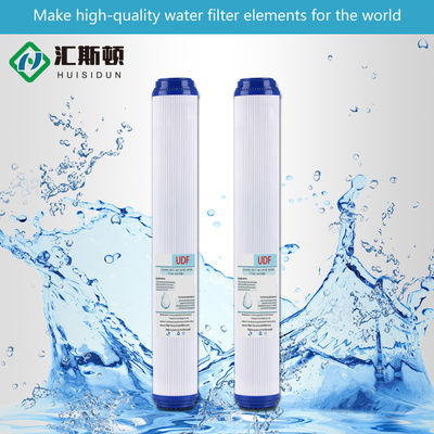 Elemento filtro per depuratori di acqua per uso domestico da 10-20-40 pollici con carboni attivi a base di guscio di cocco