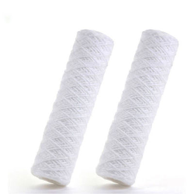 10 20 30 40 Inch Fibra di vetro String ferita cartuccia filtro per la filtrazione dell' acqua dei sedimenti