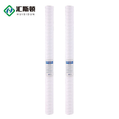 20/40 pollici 1-100um PP Cartuccia di Filato String Filtro Ferita Cartucce con 52 * 7 * 7 Dimensioni