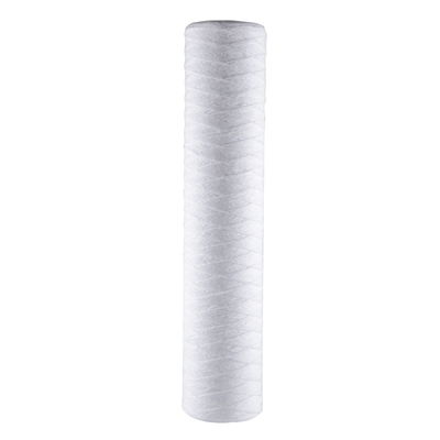 10 20 30 40 pollici 25 50 micron PP String Wound Filter Cartridge per filtrazione alimentare RO