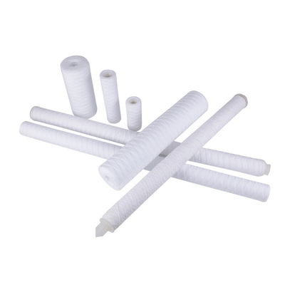 10 20 30 40 pollici 25 50 micron PP String Wound Filter Cartridge per filtrazione alimentare RO