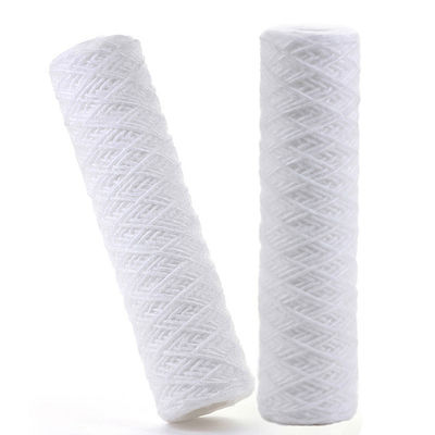 10-100 pollici 1-100 micron rimozione del ferro PP filato stringa cartuccia filtro ferita per filtro dell'acqua