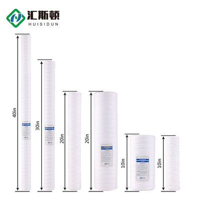 10 pollici 1 micron PP sedimento String ferita Motore Cartuccia filtro dell'acqua industriale