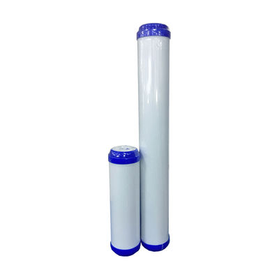 20 pollici UDF GAC Granular Activated Carbon Filter Cartridge con 12-24 mesi di vita del filtro