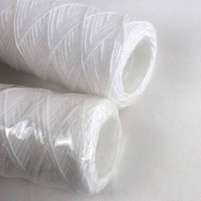 10 20 pollici 1 3 5 10 Micron String Wound Filter Element Per Purificatore di Acqua Sotterraneo