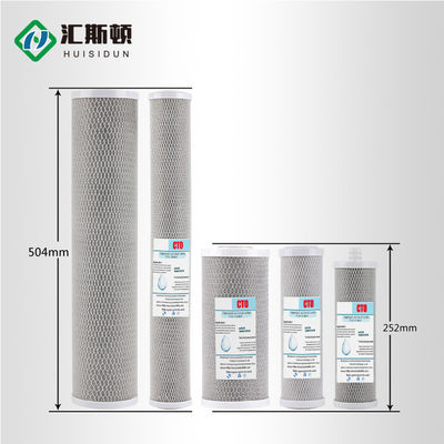 Cartuccia di filtro CTO a carbone attivo per la produzione di acqua dolce
