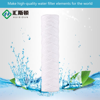 1 o 5 micron 10 pollici PP String Cartuccia filtro ferita per il trattamento dell' acqua personalizzato