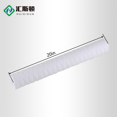 Cartuccia per filtri a stringa 20 pollici PP 1/3/5/10/20 micron per l'industria chimica