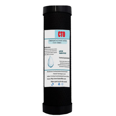 10 Micron 10 20 Inch CTO Carbon Block Filter Cartridge per sistema di filtrazione dell' acqua