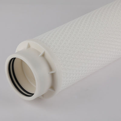 Filtro dell'acqua Huiston Cartuccia di filtro a plettatura in PP ad alto flusso per il trattamento dell'acqua industriale