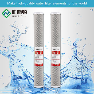 50W UDF Granulato elemento filtro a carbone attivo per purificatore di acqua frigorifero 10/20 pollici