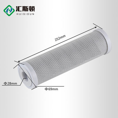 CTO blocco di carbonio attivo per il sistema di osmosi inversa lunghezza 10" 20" 30" 40" 0,5/1kg