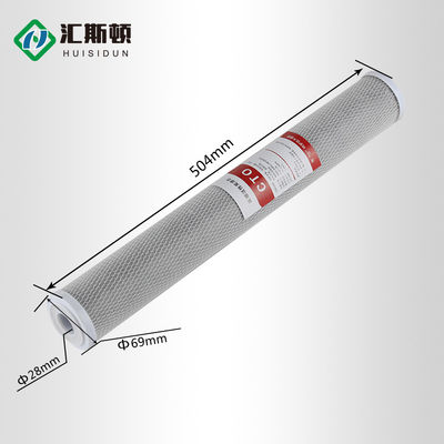 Cartuccia di filtro a blocco di carbonio attivo 220V per il sistema di osmosi inversa