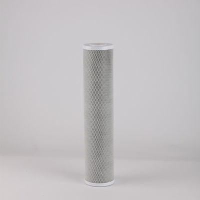 20 pollici Cto filtro di carbone attivo compresso per acqua pulita in ambienti commerciali